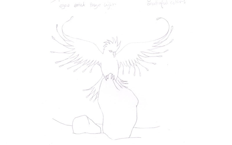 drawing of alicanto